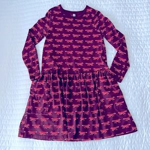 Tea Collection Long Sleeve Pocket Dress in Foxtrot